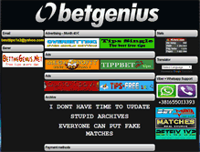 Tablet Screenshot of bettinggenius.net